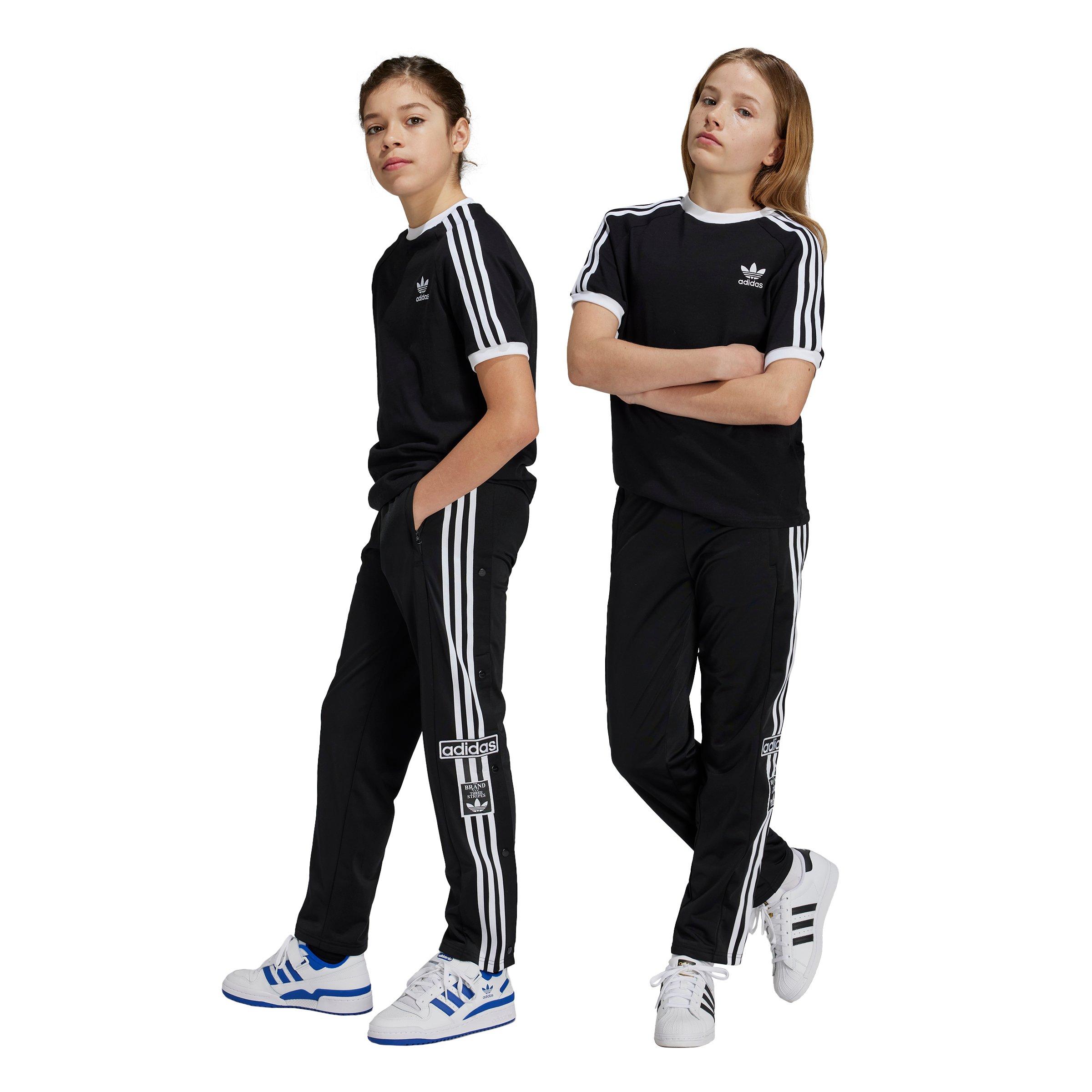 adidas Originals Big Kids' Adibreak 3-Stripes Tracksuit Bottoms - Black